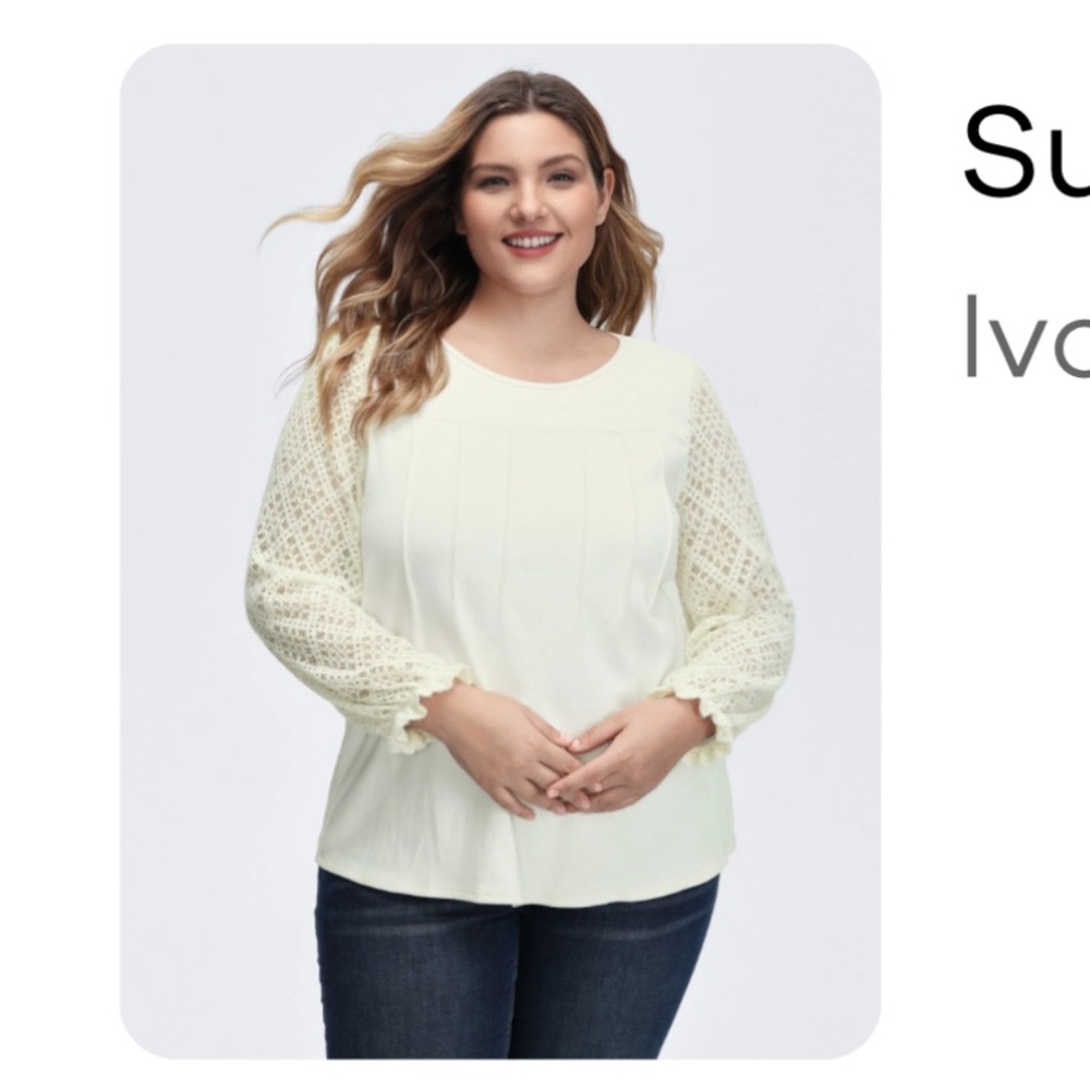 Super soft white Bloomchic sweater